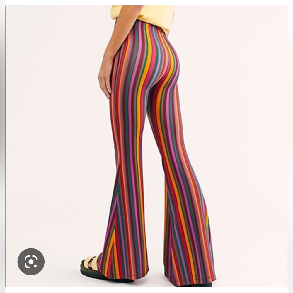 Free People Slim Pull-On Flare Pants